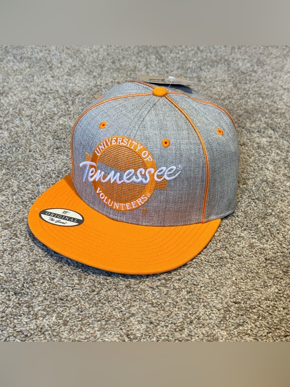 The Game NCAA Licensed Tennessee Volunteers Flat Brim Snapback Hat